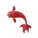 Maagiline ehe Rinnanõel KALA (ARMASTUSE TEE)