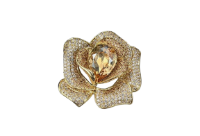 Maagiline ehe Rinnanõel VALGE ROOS