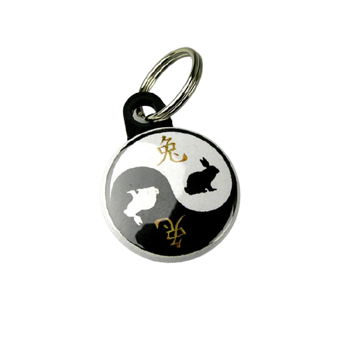 Võtmehoidja "Jänes" yin-yang